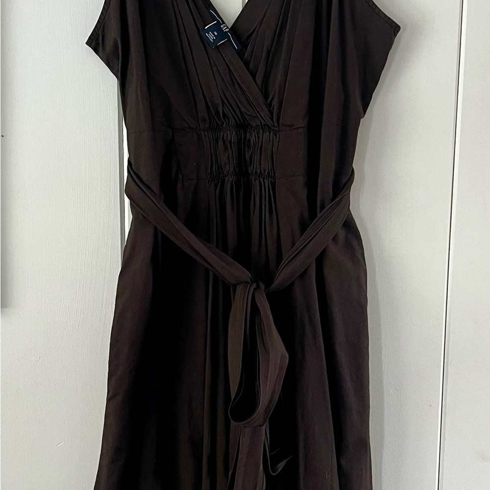 Gap -  Brown Dress w spaghetti straps